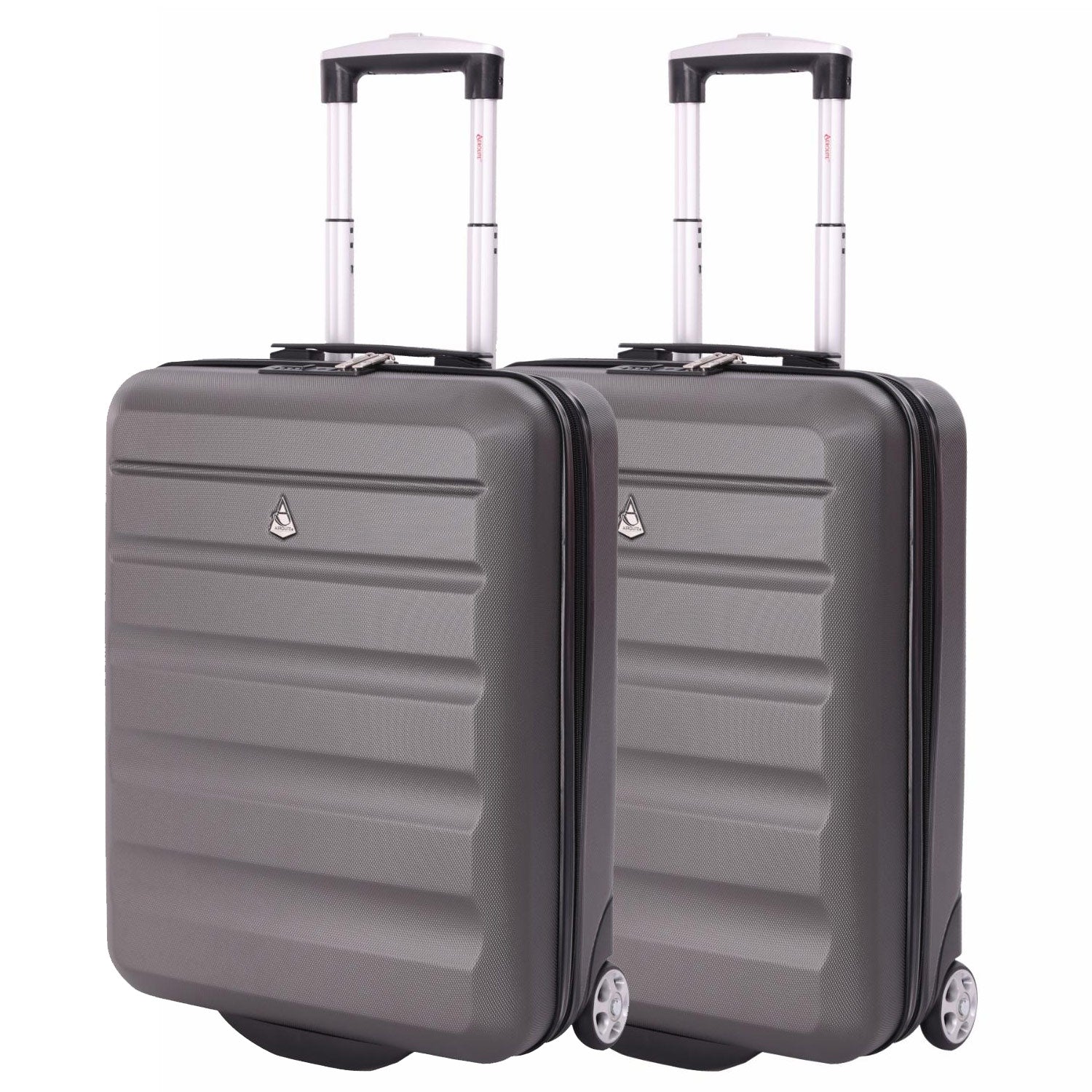 Aerolite (55x40x20cm) Ryanair Priority Max Lightweight Hard Shell Cabin Suitcase, 40L, 2 Wheels