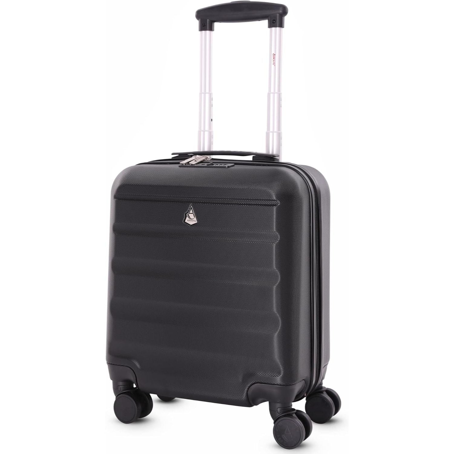 Aerolite 45x36x20cm Easyjet Maximum Size 8 Wheel ABS Hard Shell Carry On Hand Cabin Luggage Underseat Flight Travel Bag Spinner Suitcase 45x36x20 with TSA Lock & 5 Year Warranty