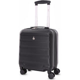 Aerolite 45x36x20cm Easyjet Maximum Size 8 Wheel ABS Hard Shell Carry On Hand Cabin Luggage Underseat Flight Travel Bag Spinner Suitcase 45x36x20 with TSA Lock & 5 Year Warranty