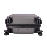 Aerolite Ryanair Maximum Bundle 55x40x20cm Overhead Lightweight 8 Wheel Hardshell Suitcase + 40x20x25cm Underseat Carry On Holdall Bag