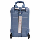 Aerolite 40x20x25cm Ryanair Approved Cabin Bag – Lightweight 2-Wheel Hard Shell Underseat Luggage with TSA Lock – Eco-Friendly Interior – Blue