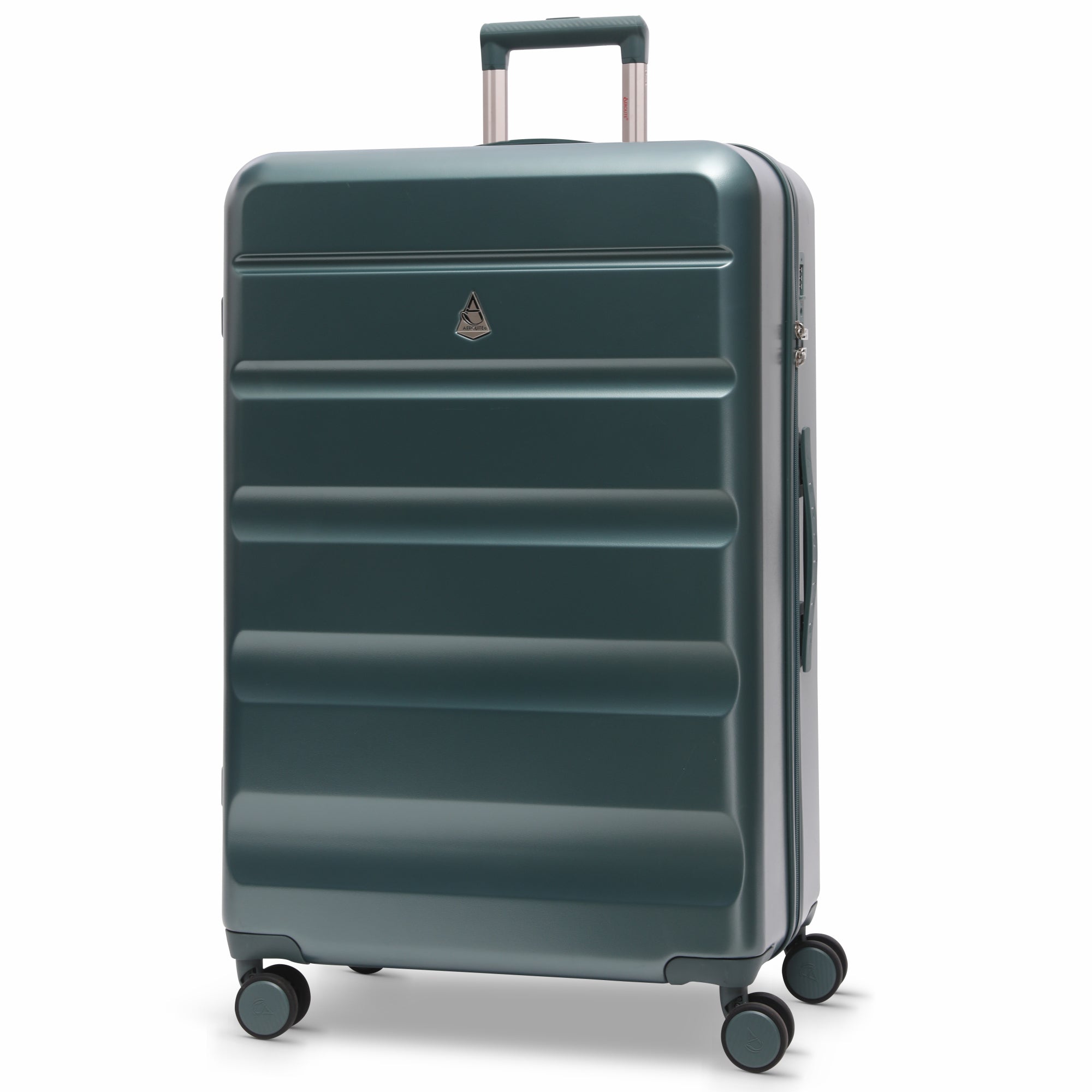 Aerolite Large 28” 100L Lightweight ABS Hard Shell Suitcase, 4 Dual Wheel Spinner, TSA Lock, Durable Check-In Hold Luggage - Forest Green
