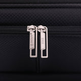 Aerolite 56x45x25cm British Airways Jet2 & Easyjet Upgrade Maximum Allowance Large Lightweight 2 Wheel Carry On Hand Cabin Luggage Bag Suitcase 56x45x25 with TSA Approved Lock Black