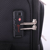 Aerolite 56x45x25cm British Airways Jet2 & Easyjet Upgrade Maximum Allowance Large Lightweight 2 Wheel Carry On Hand Cabin Luggage Bag Suitcase 56x45x25 with TSA Approved Lock Black