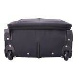 Aerolite 56x45x25cm British Airways Jet2 & Easyjet Upgrade Maximum Allowance Large Lightweight 2 Wheel Carry On Hand Cabin Luggage Bag Suitcase 56x45x25 with TSA Approved Lock Black