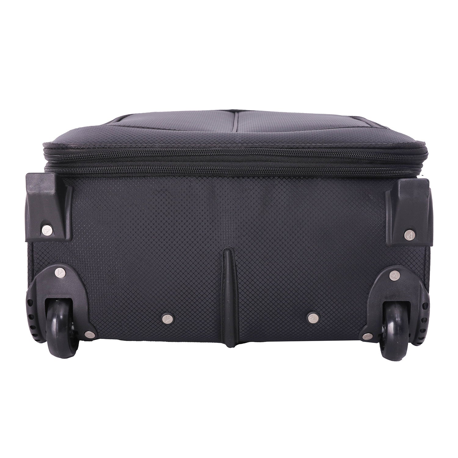 Aerolite 55x40x20 + 40x20x25 Ryanair Priority Maximum Allowance 2 Piece Carry On Hand Cabin Luggage Set Bundle Black (55x40x20 Suitcase + 40x20x25 Holdall)