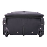 Aerolite 55x40x20 + 40x20x25 Ryanair Priority Maximum Allowance 2 Piece Carry On Hand Cabin Luggage Set Bundle Black (55x40x20 Suitcase + 40x20x25 Holdall)