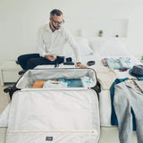 Aerolite Super Lightweight 4 Wheels Soft Shell Cabin & Hold Luggage, Cabin Size Approved for Ryanair, EasyJet, British Airways, Delta, Lufthansa, (Cabin 21", Medium 25", Large 29") - Aerolite UK