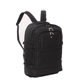 5 Cities Trolley Backpack with Wheels, Fits Ryanair Priority 55x40x20cm, Cabin Bag with Shoulder Straps, Lock & 2-Year Warranty (55x38x20cm)