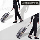 5 Cities 21" (55x35x20cm) Lightweight Cabin Hand Luggage Trolley, Fits Easyjet(Plus/Flexi/Large Cabin), Ryanair (Priority) Cabin Restrictions, 2 Years Of Warranty