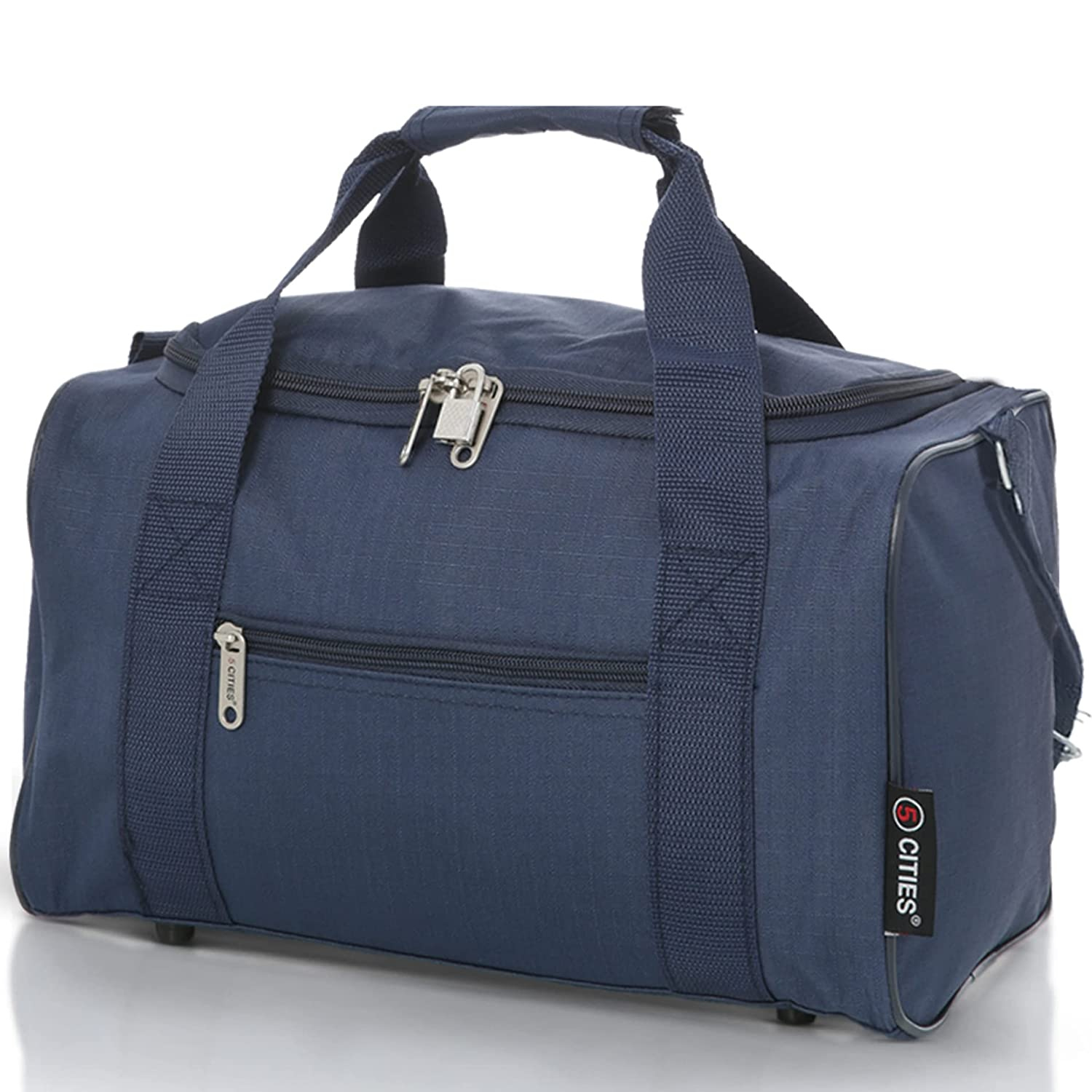 5 Cities (40x20x25cm) Ryanair Approved Hand Luggage Holdall Flight Bag, Under Seat Cabin Holdall – Take The Max On Board