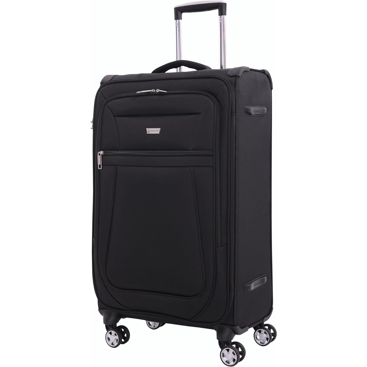 Aerolite Reinforced Super Strong and Light 4 Wheel Lightweight Cabin & Hold Luggage Suitcase, Approved for Ryanair easyJet British Airways & More, 10 Year Guarantee