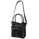 Aerolite 45x36x20 Easyjet Maximum Size Approved Laptop Bag - Fits up to 16.5", Overnight Hand Cabin Luggage Shoulder Bag Quilted with 10 Year Warranty (Black)