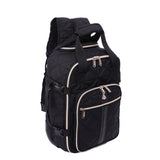Aerolite Ryanair Backpack Trolley Bag with 2 Wheels 40x20x25, Eco-Friendly Extendable Handle Travel Carry On Holdall Flight Rucksack with 10 Year Warranty (Quilted)