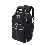 Aerolite Ryanair Backpack Trolley Bag with 2 Wheels 40x20x25, Eco-Friendly Extendable Handle Travel Carry On Holdall Flight Rucksack with 10 Year Warranty (Quilted)