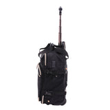 Aerolite Ryanair Backpack Trolley Bag with 2 Wheels 40x20x25, Eco-Friendly Extendable Handle Travel Carry On Holdall Flight Rucksack with 10 Year Warranty (Quilted)