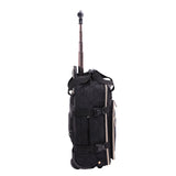 Aerolite Ryanair Backpack Trolley Bag with 2 Wheels 40x20x25, Eco-Friendly Extendable Handle Travel Carry On Holdall Flight Rucksack with 10 Year Warranty (Quilted)