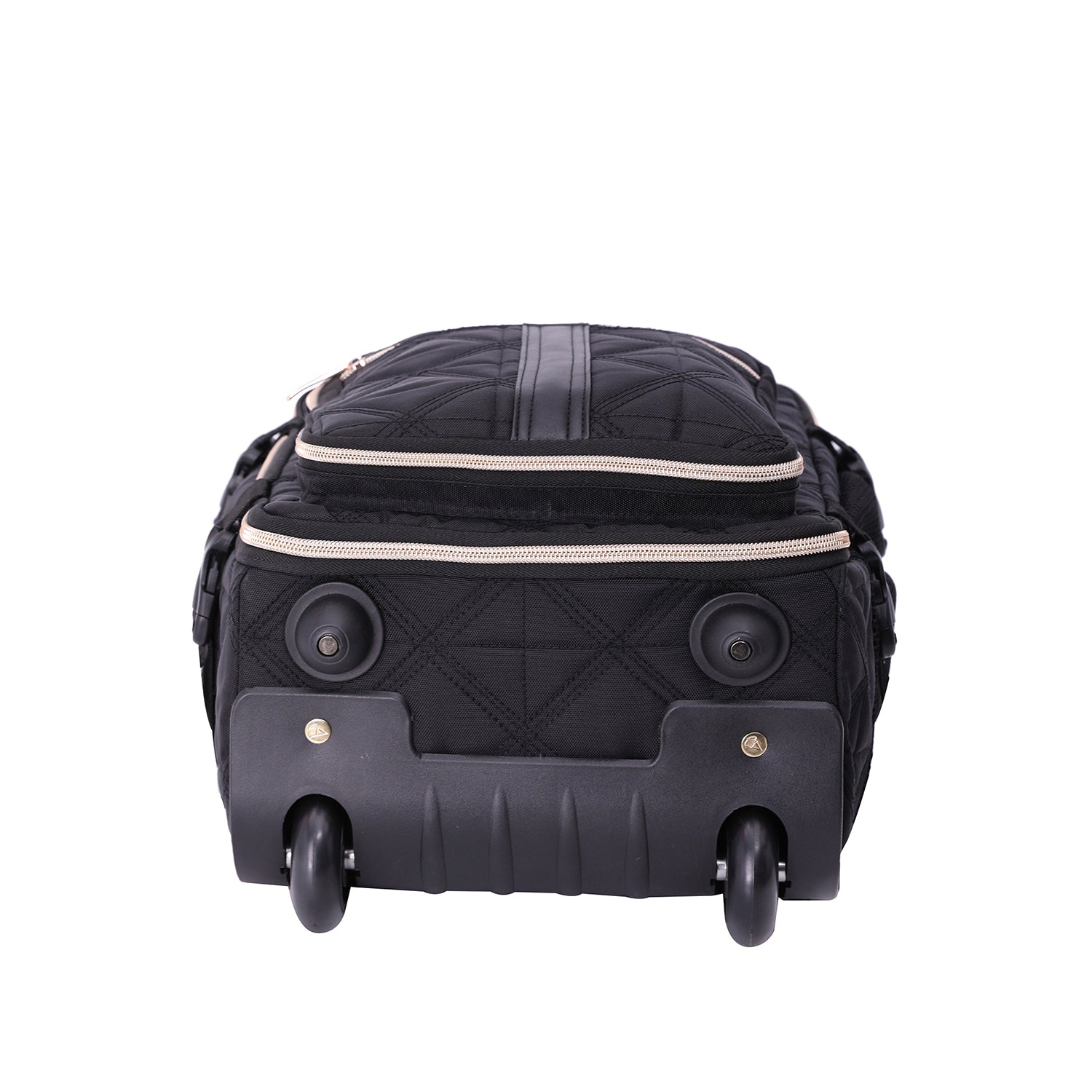 Aerolite Ryanair Backpack Trolley Bag with 2 Wheels 40x20x25, Eco-Friendly Extendable Handle Travel Carry On Holdall Flight Rucksack with 10 Year Warranty (Quilted)