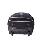 Aerolite Ryanair Backpack Trolley Bag with 2 Wheels 40x20x25, Eco-Friendly Extendable Handle Travel Carry On Holdall Flight Rucksack with 10 Year Warranty (Quilted)