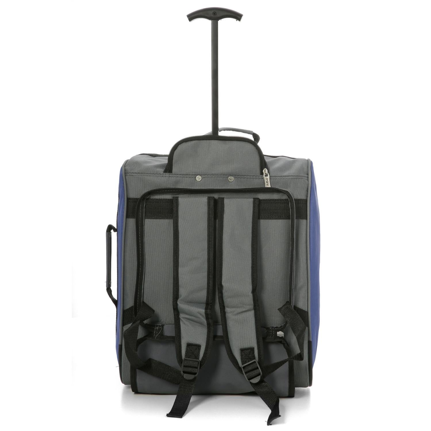 Aerolite MiniMAX (45x36x20cm) Easyjet Maximum Cabin Trolley/Carry On Suitcase with Backpack and Pouch, Pack The Max, 2 Years Warranty