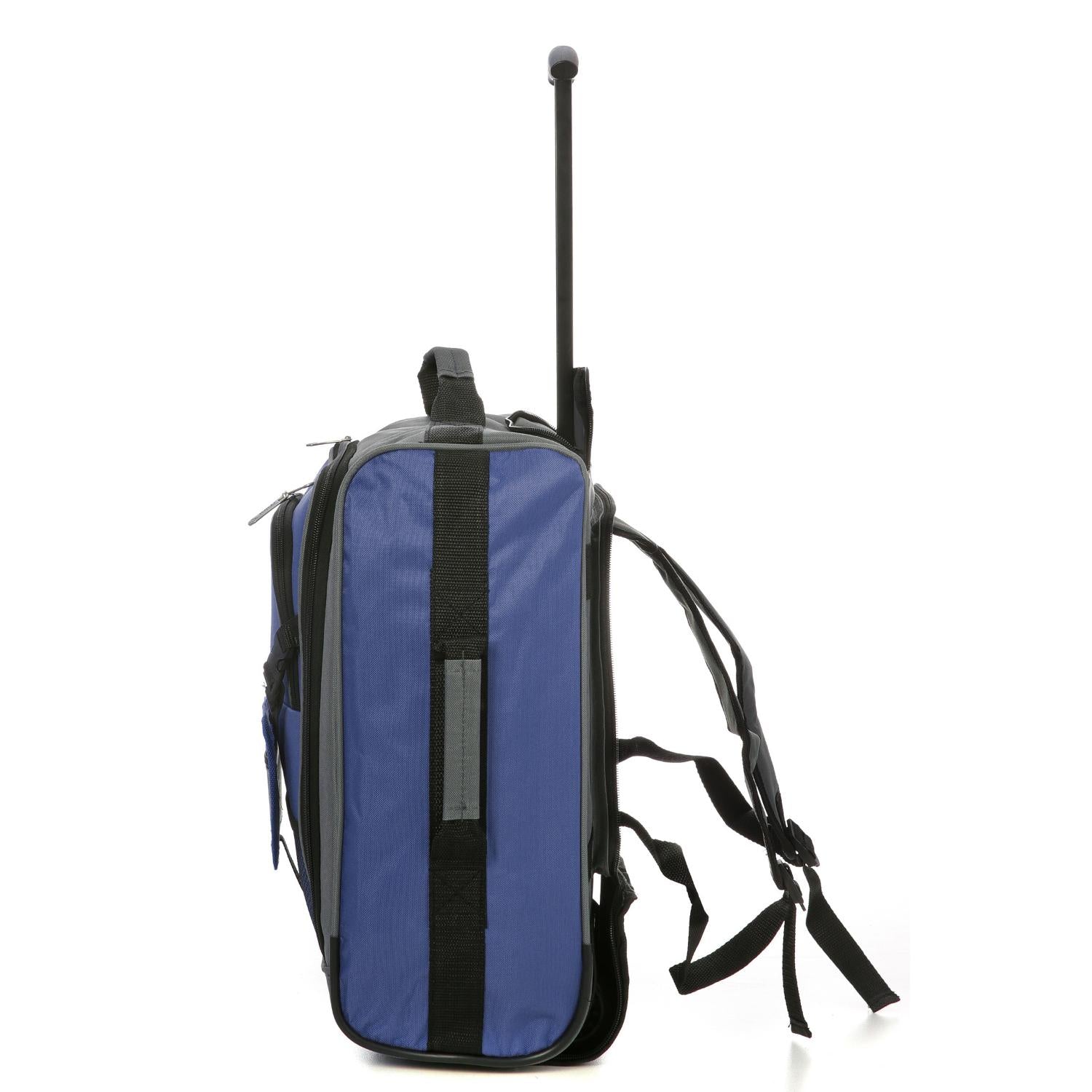 Aerolite MiniMAX (45x36x20cm) Easyjet Maximum Cabin Trolley/Carry On Suitcase with Backpack and Pouch, Pack The Max, 2 Years Warranty