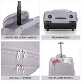 5 Cities 21" (55x35x20cm) Lightweight Cabin Hand Luggage Trolley, Fits Easyjet(Plus/Flexi/Large Cabin), Ryanair (Priority) Cabin Restrictions, 2 Years Of Warranty