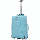 5 Cities 21" (55x35x20cm) Lightweight Cabin Hand Luggage Trolley, Fits Easyjet(Plus/Flexi/Large Cabin), Ryanair (Priority) Cabin Restrictions, 2 Years Of Warranty