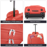 5 Cities 21" (55x35x20cm) Lightweight Cabin Hand Luggage Trolley, Fits Easyjet(Plus/Flexi/Large Cabin), Ryanair (Priority) Cabin Restrictions, 2 Years Of Warranty