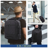 Aerolite 45x36x20cm Premium Easyjet Maximum Size Backpack Trolley Cabin Bag With 2 Wheels, 10 Years Warranty, Made From Recycled Eco-Friendly Material