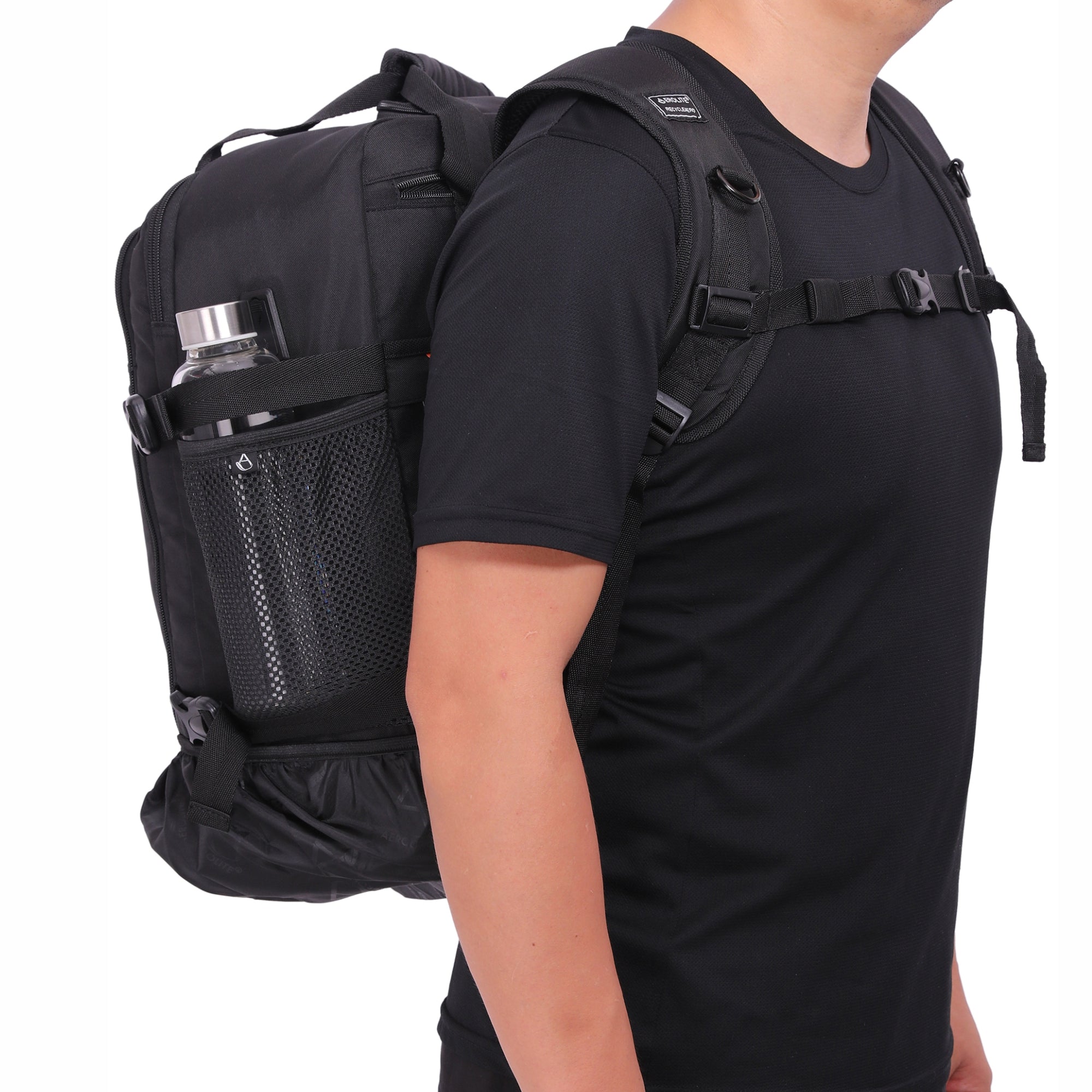 Aerolite 45x36x20cm Premium Easyjet Maximum Size Backpack Trolley Cabin Bag With 2 Wheels, 10 Years Warranty, Made From Recycled Eco-Friendly Material