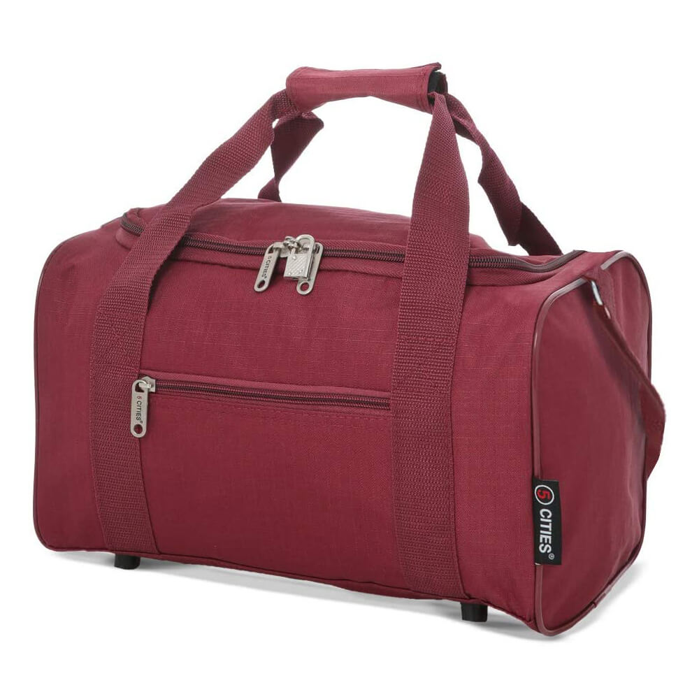 5 Cities (40x20x25cm) Ryanair Approved Hand Luggage Holdall Flight Bag, Under Seat Cabin Holdall – Take The Max On Board