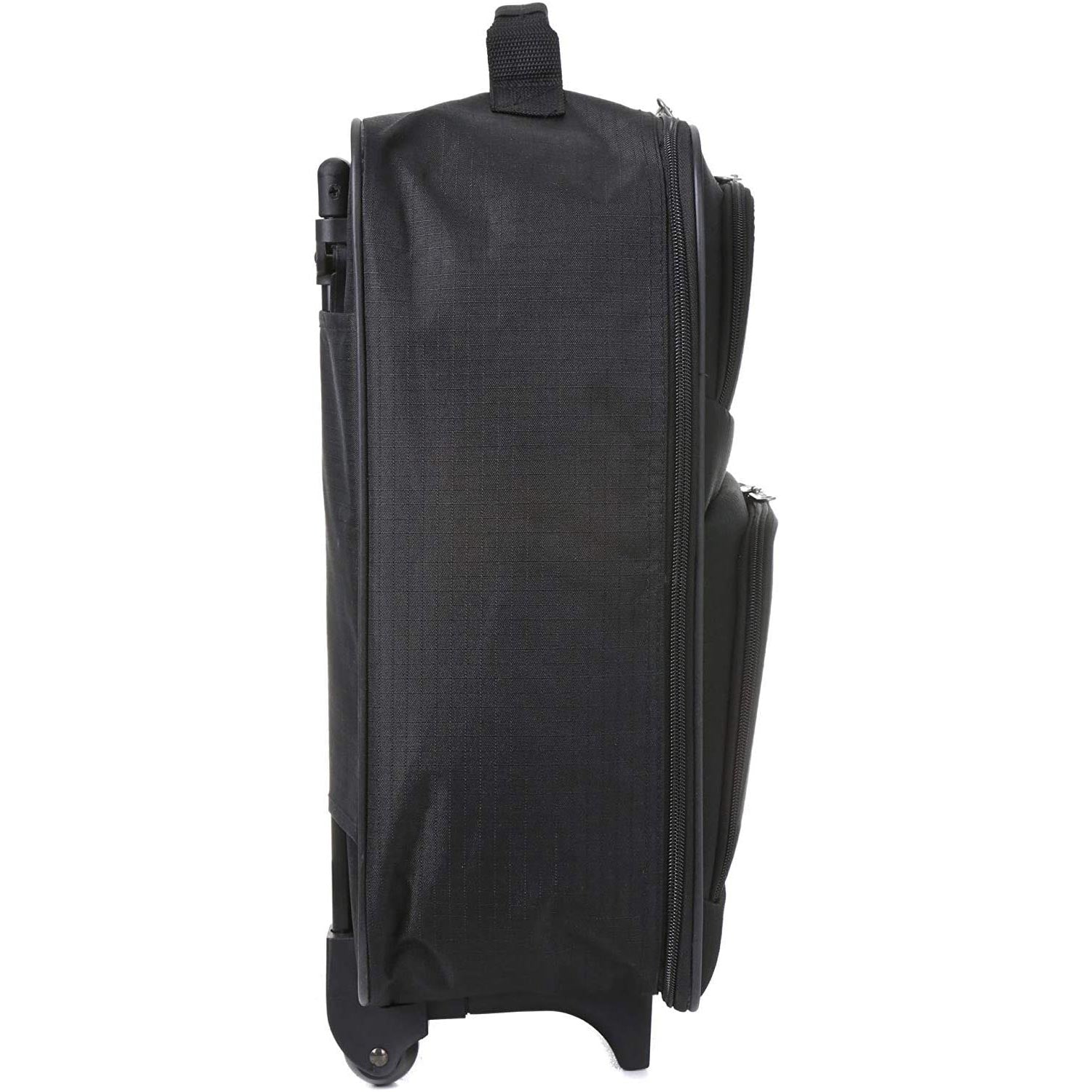 5 Cities Ryanair Priority Max (55x40x20cm) Lightweight Folding Cabin Hand Luggage Trolley, 2 Years Warranty, Black