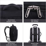 AEROLITE (40x30x15cm) New and Improved 2025 British Airways, KLM & Air France  Maximum Size Cabin Underseat Backpack Rucksack, Also Approved For Easyjet, Wizz Air, Virgin Atlantic, Black