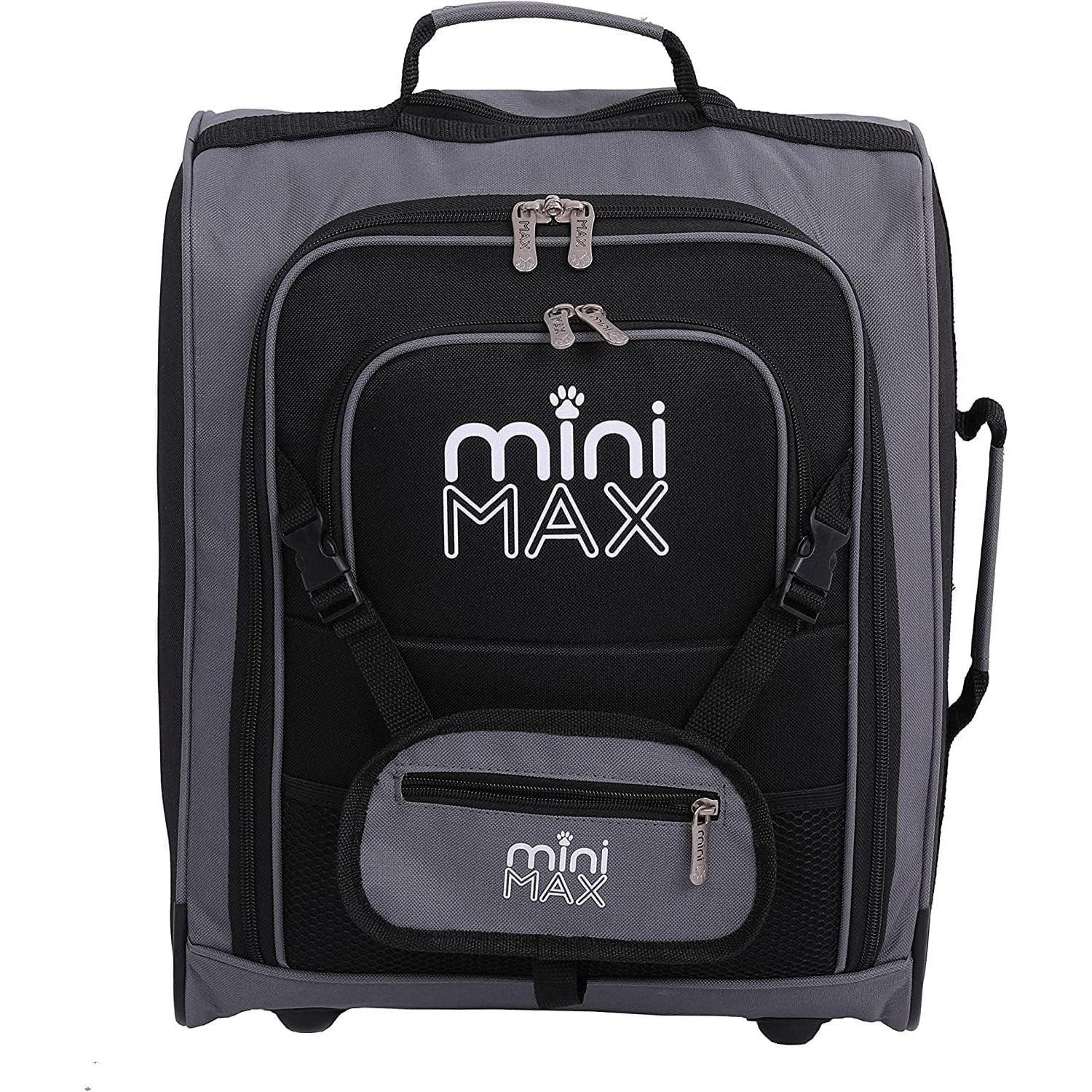 Aerolite MiniMAX (45x36x20cm) Easyjet Maximum Cabin Trolley/Carry On Suitcase with Backpack and Pouch, Pack The Max, 2 Years Warranty