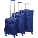 Aerolite Reinforced Super Strong and Light 4 Wheel Lightweight Cabin & Hold Luggage Suitcase, Approved for Ryanair easyJet British Airways & More, 10 Year Guarantee