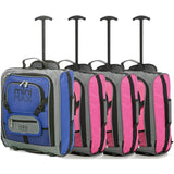 MiniMAX (45x35x20cm) Childrens Luggage Carry On Suitcase with Backpack and Pouch (x4 Set)