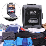 Aerolite MiniMAX (45x36x20cm) Easyjet Maximum Cabin Trolley/Carry On Suitcase with Backpack and Pouch, Pack The Max, 2 Years Warranty
