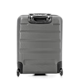 Aerolite (55x40x20cm) Lightweight Hard Shell Cabin Hand Luggage and 5 Cities (35x20x20cm) Black Holdall