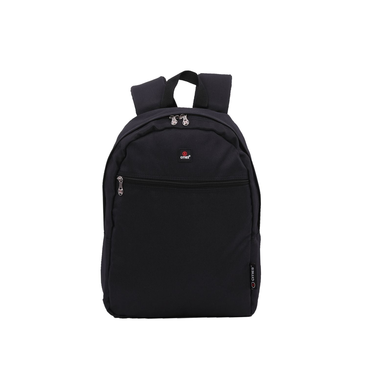 5 CITIES (40x30x10cm) New and Improved 2025 Lufthansa, Austrian Airlines, Swiss Airlines Maximum Size Cabin Backpack/Rucksack Underseat Flight Bag, Also Approved For easyJet, British Airways, Virgin Atlantic, Black