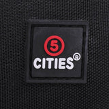5-Cities Ryanair Maximum (40x20x25cm) New and Improved 2025 Underseat Cabin Luggage Backpack/Rucksack, 2 Years Warranty, Black