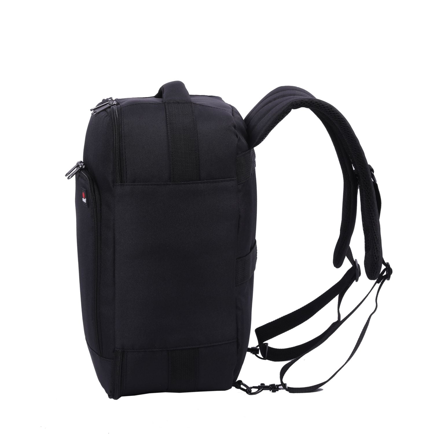 5-Cities Ryanair Maximum (40x20x25cm) New and Improved 2025 Underseat Cabin Luggage Backpack/Rucksack, 2 Years Warranty, Black