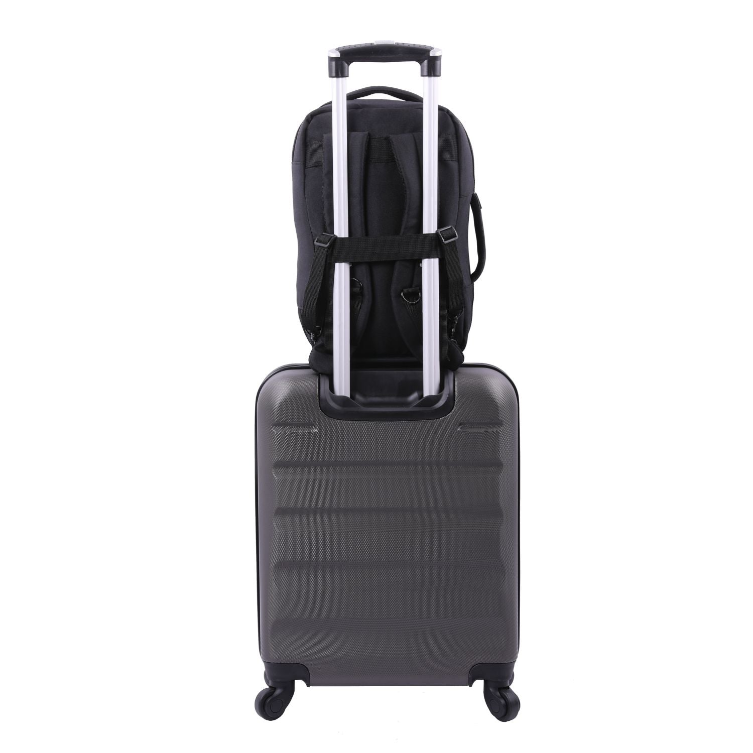 5-Cities Ryanair Maximum (40x20x25cm) New and Improved 2025 Underseat Cabin Luggage Backpack/Rucksack, 2 Years Warranty, Black