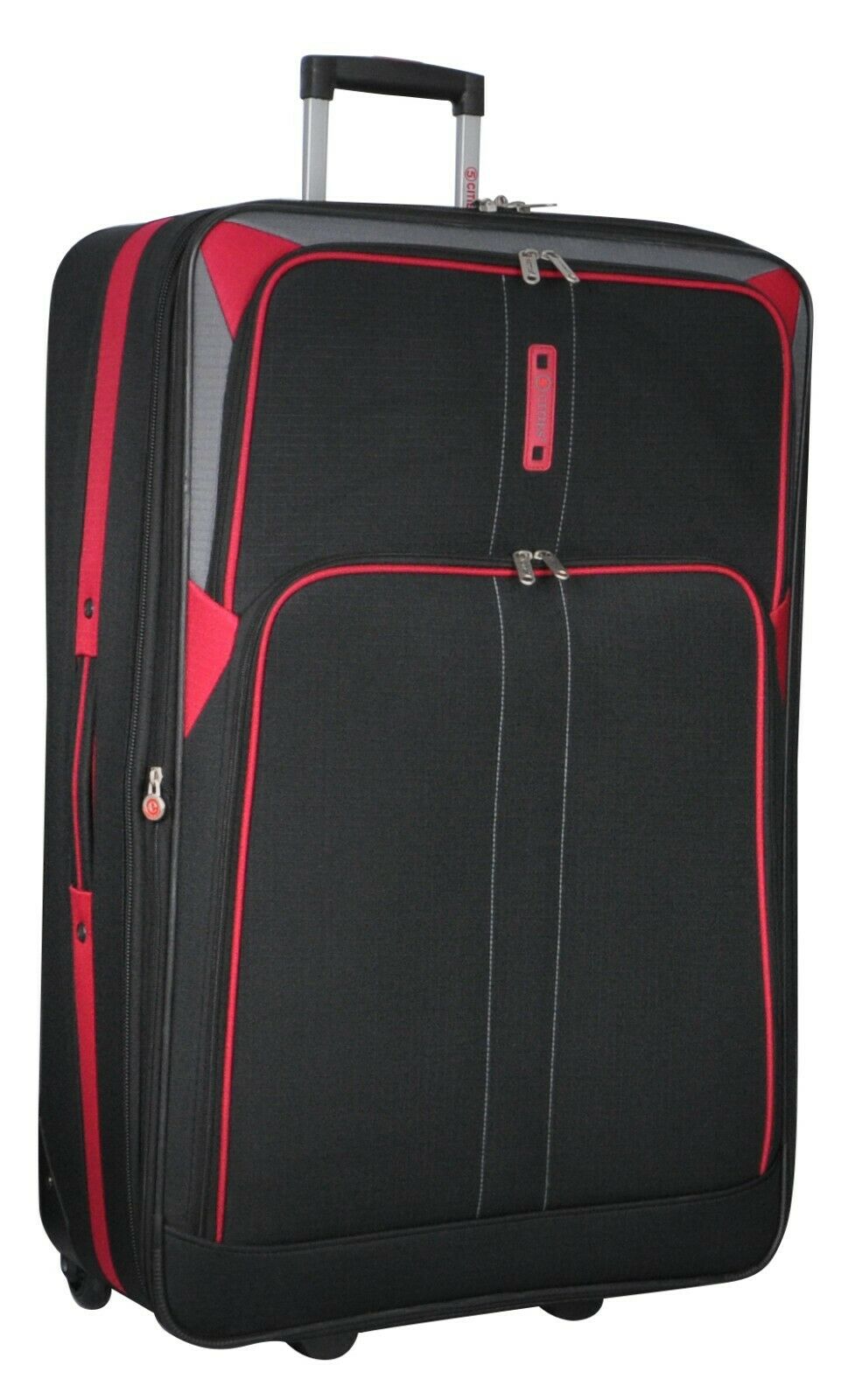 5 Cities Lightweight 3 Piece Suitcase Luggage Set Cabin + Medium + Large Hold