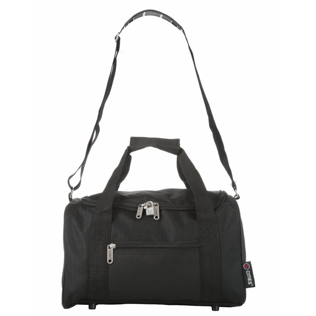 5 Cities (55x40x20cm) Lightweight Cabin Hand Luggage and (35x20x20cm) Holdall Flight Bag (x4 Set)