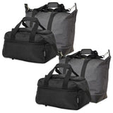5 Cities (55x40x20cm) and Aerolite (35x20x20cm) Hand Luggage Shoulder Holdall Bags Bundle (x4 Set)