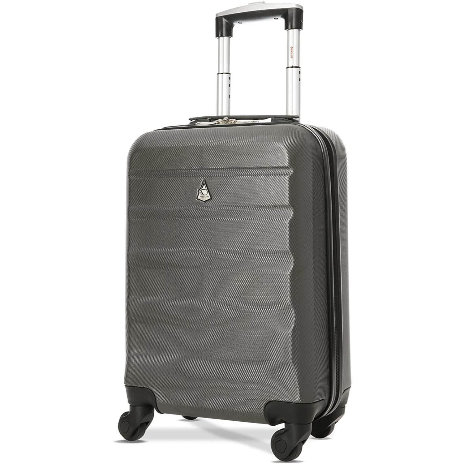 Aerolite Ryanair Bundle (55x35x20cm) Lightweight ABS Hard Shell Cabin Suitcase + (40x20x25cm) Ryanair MAXIMUM Sized Holdall Cabin Bag