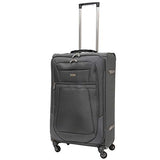 Aerolite Reinforced Super Strong and Light 4 Wheel Lightweight Cabin & Hold Luggage Suitcase, Approved for Ryanair easyJet British Airways & More, 10 Year Guarantee