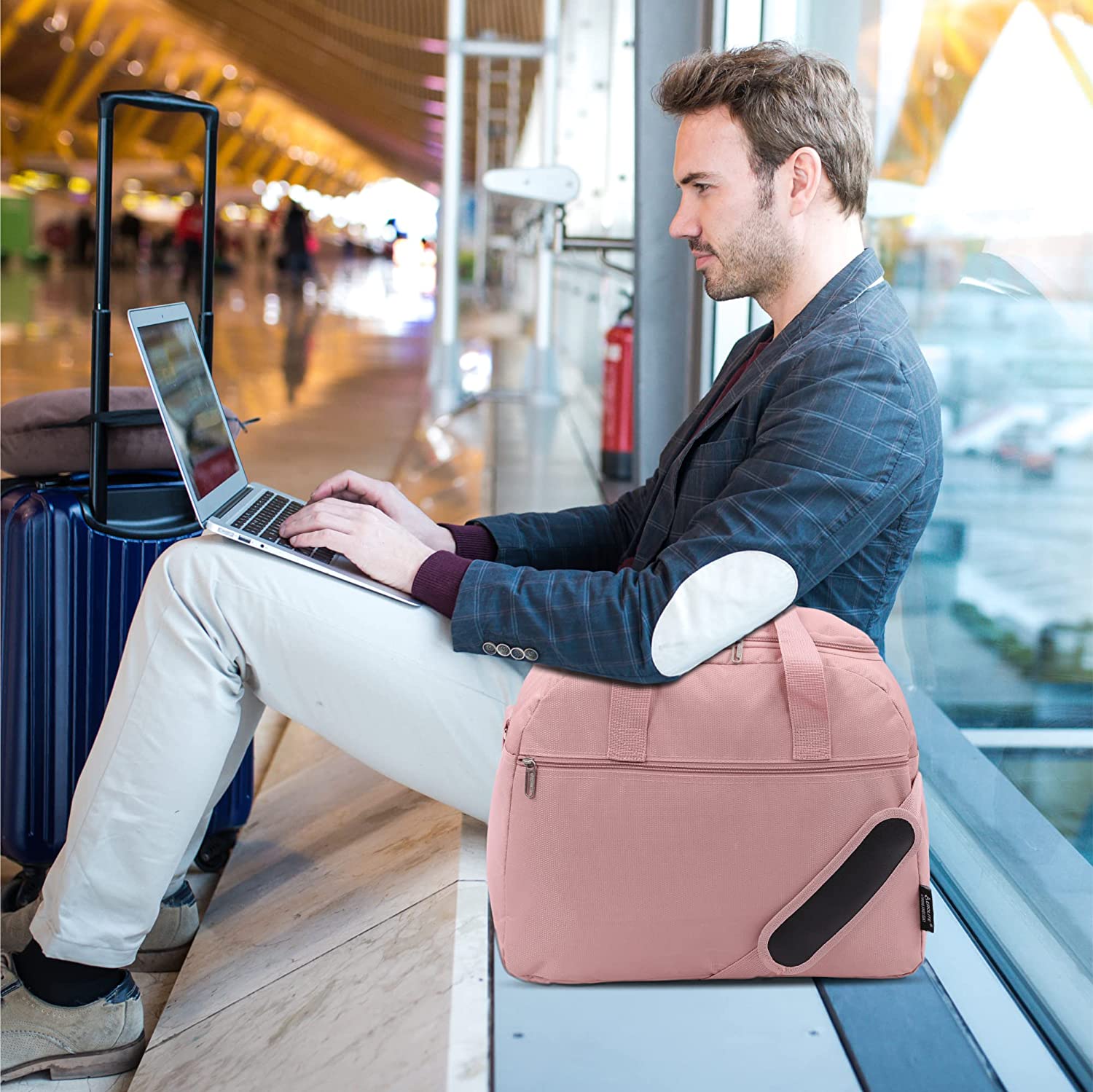 Aerolite Easyjet Maximum (45x36x20cm) New and Improved 2025  Size Holdall Cabin Luggage Under Seat Flight Bag, 5 Years Of Warranty