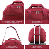 Aerolite Easyjet Maximum (45x36x20cm) New and Improved 2025  Size Holdall Cabin Luggage Under Seat Flight Bag, 5 Years Of Warranty