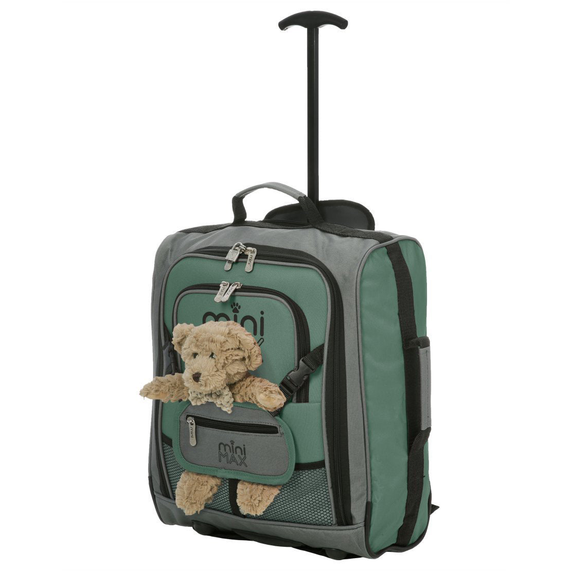 MiniMAX (45x35x20cm) Childrens Luggage Carry On Suitcase with Backpack and Pouch with 2-Years of Warranty